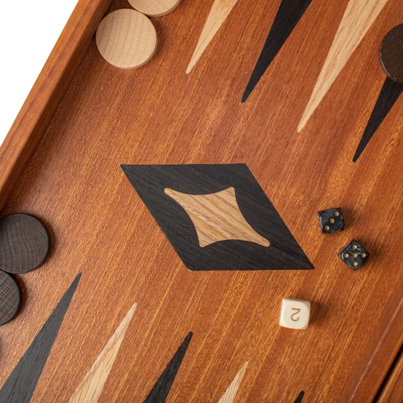 Τάβλι  χειροποίητο, καπλαμάς - Μαόνι