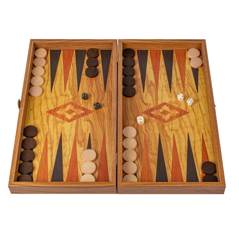 Τάβλι - Σκάκι με εκτύπωση - Ελιά