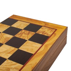 Τάβλι - Σκάκι με εκτύπωση - Ελιά