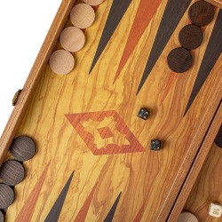 Τάβλι - Σκάκι με εκτύπωση - Ελιά