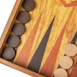 Τάβλι - Σκάκι με εκτύπωση - Ελιά