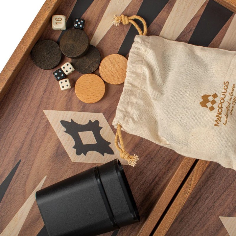 Τάβλι με εκτύπωση - Καρυδιά