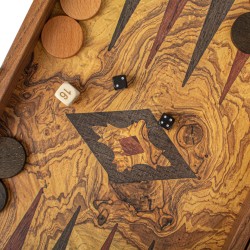 Τάβλι με εκτύπωση - Ελιά ρίζα