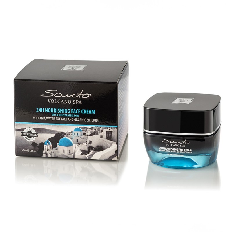 Santo Volcano 24ωρη Θρεπτική Κρέμα Προσώπου για Ξηρό & Αφυδατωμένο Δέρμα 50ml