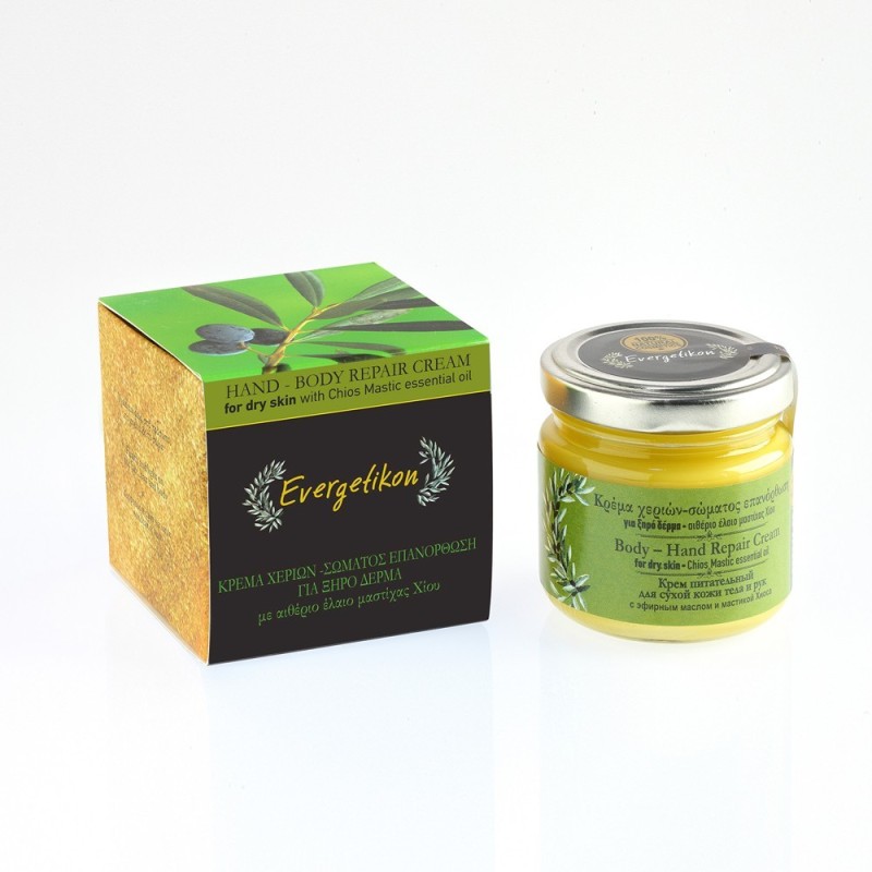ΚΡΕΜΑ ΣΩΜΑΤΟΣ-ΧΕΡΙΩΝ ΕΠΑΝΟΡΘΩΣΗ ΓΙΑ ΞΗΡΟ ΔΕΡΜΑ ΜΕ ΑΙΘΕΡΙΟ ΕΛΑΙΟ ΜΑΣΤΙΧΑΣ ΧΙΟΥ 100ml