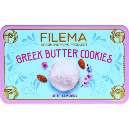 Κουραμπιέδες Filema 170g | Ρετρό Μεταλλικό Κουτί