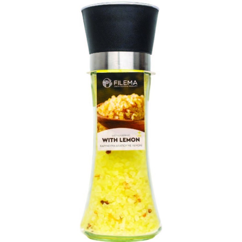 Μύλος Αλάτι Lemon | Θαλασσινό Αλάτι με Λεμόνι
