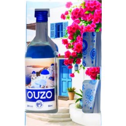 Mini Gift Set με Ούζο & 2 Ποτηράκια Σφηνάκια | Ελληνικό Δώρο